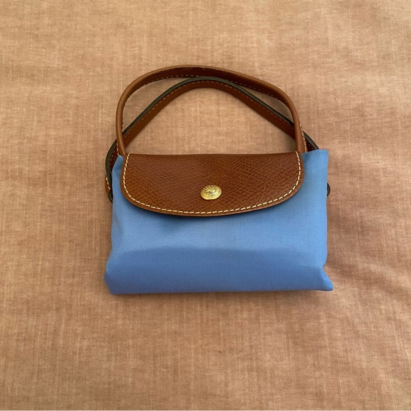Longchamp
Le Pliage Original Small Nylon Tote Bag blue gold hardware - Picture 8 of 8